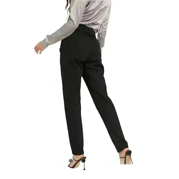 Missguided Tall Women's Black Cotton Cotton/Poly/Spandex Jeans - Picture 2 of 14